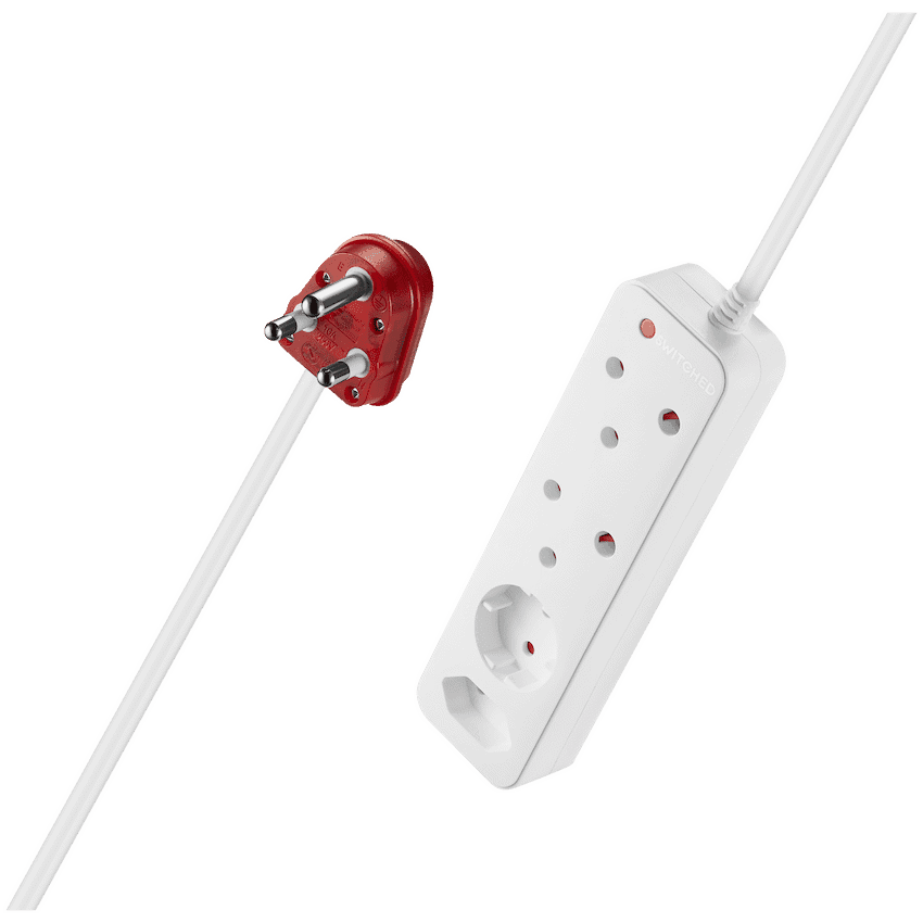 Switched High Surge 4-Way Multiplug 3m 1140J