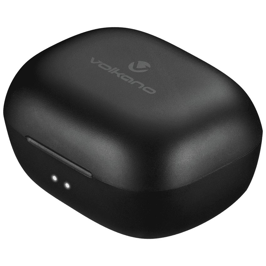 Volkano Taurus Series 2.0 True Wireless Earphones with Charging Case - Black