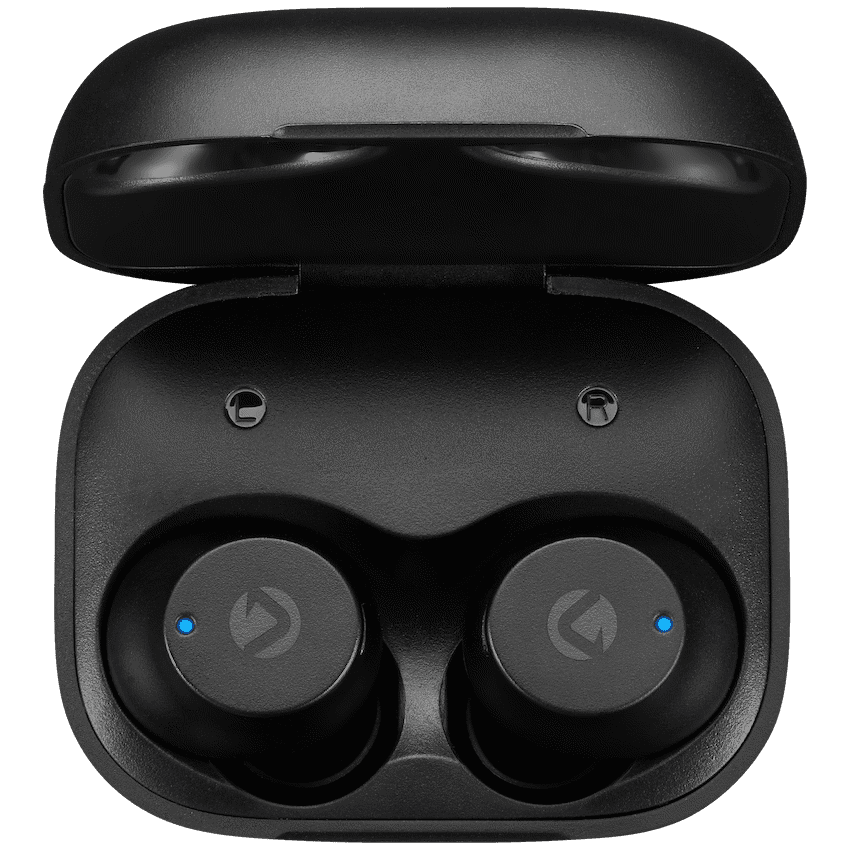 Volkano Taurus Series 2.0 True Wireless Earphones with Charging Case - Black
