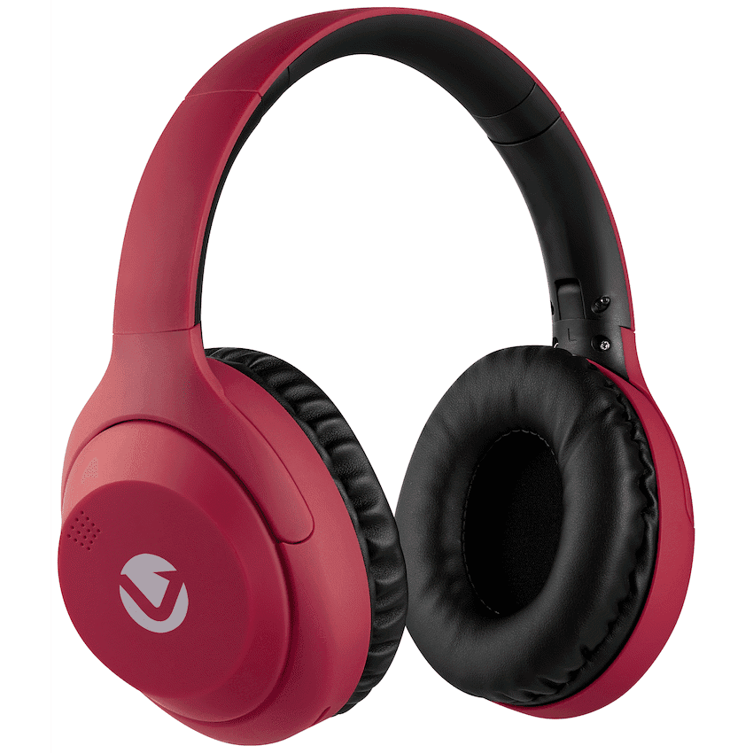 Volkano Cosmic 2 Series Bluetooth Headphones - Red