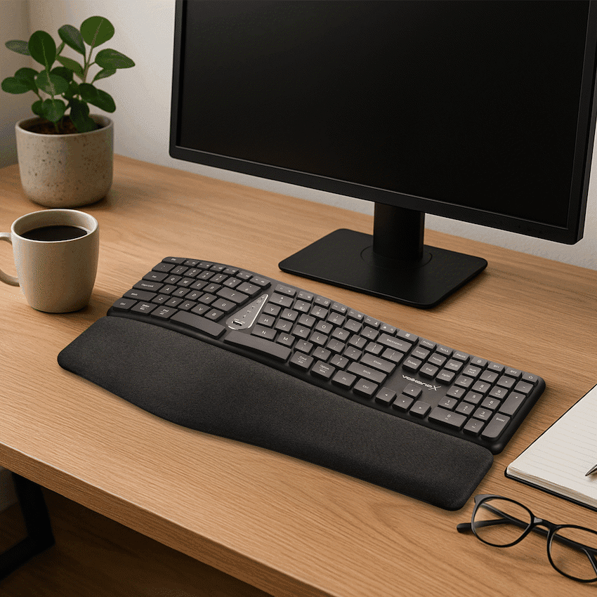 VolkanoX Ergo Bluetooth Wireless Keyboard