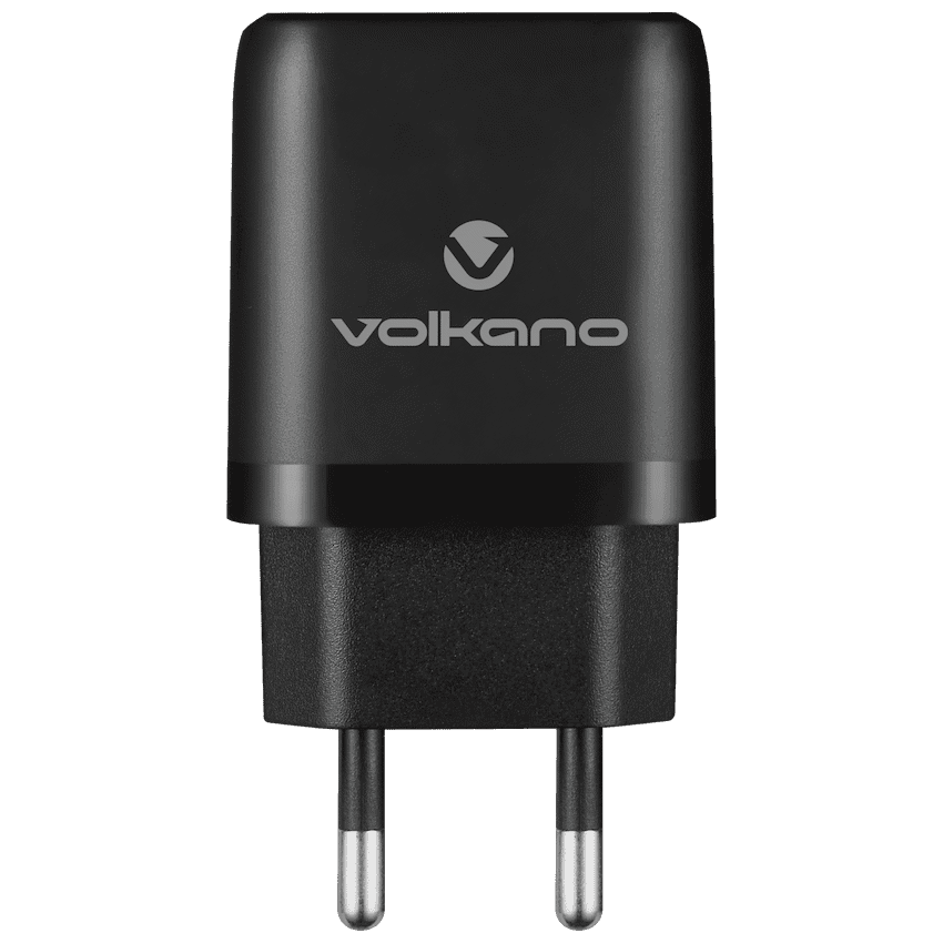 Volkano Volt-C Series Dual USB and USB-C Wall Charger with USB to USB-C Cable Included