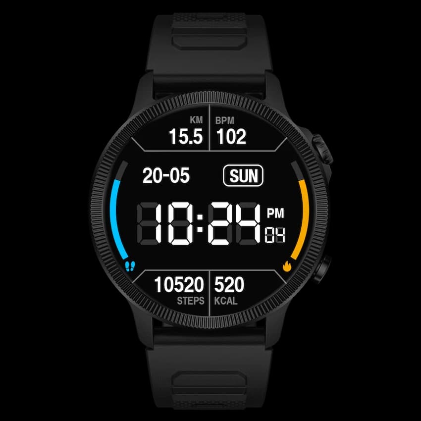 Volkano Active Tech Adrenaline Series GPS Watch with Heart Rate