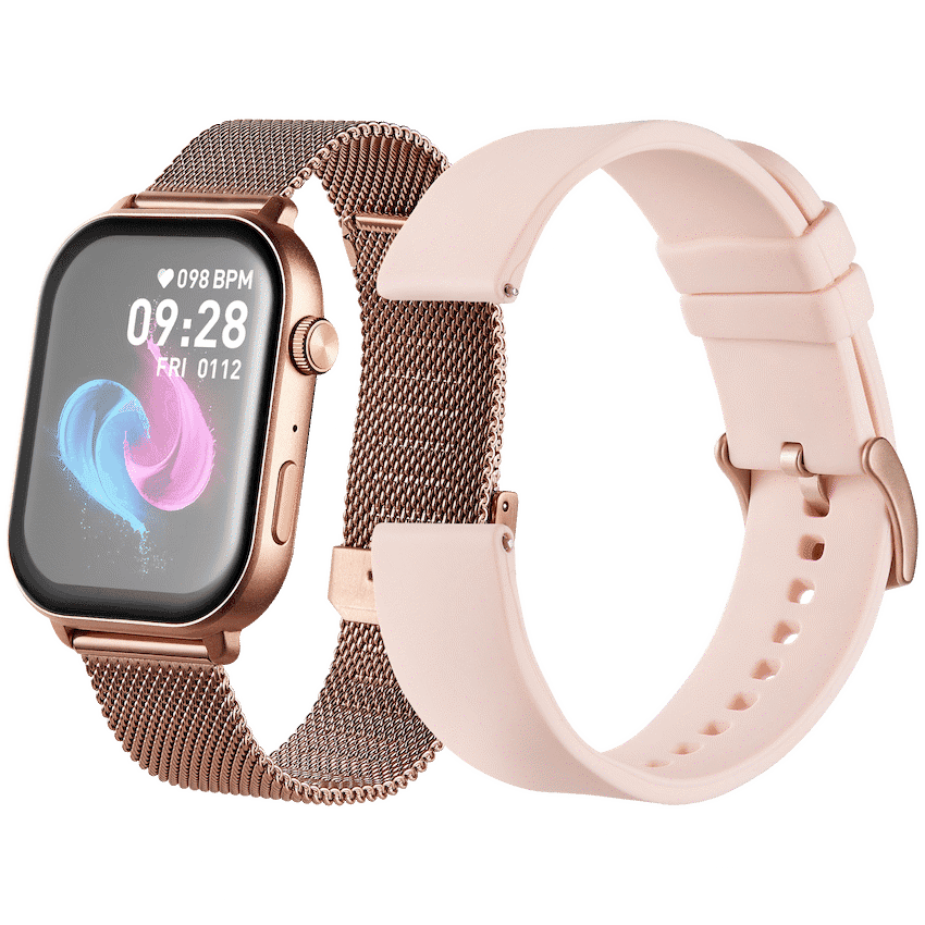 Volkano Trinity Series Smartwatch with Metal Mesh Strap