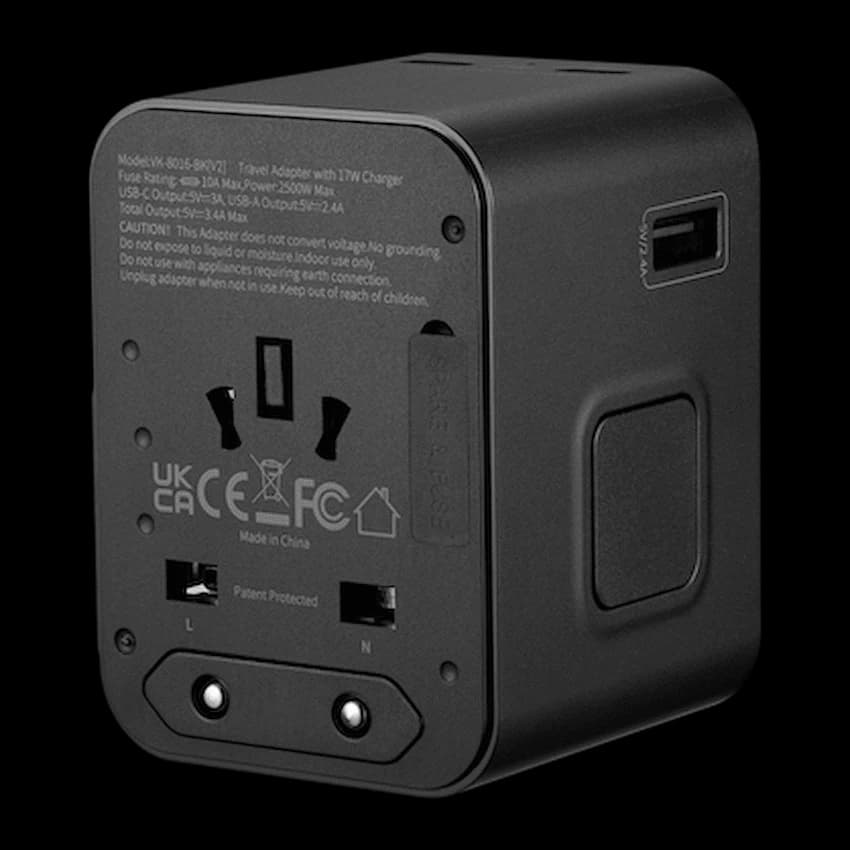 Volkano International Series Travel Adapter