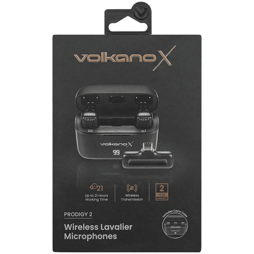 VolkanoX Prodigy 2 Series Wireless Lavalier Microphone