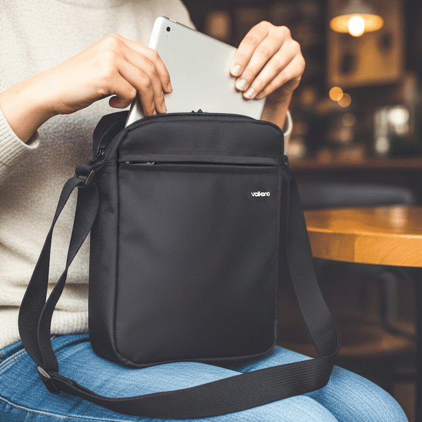 Volkano Tablet Bag Sloe Series 10.1" - Black