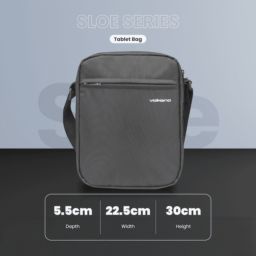 Volkano Tablet Bag Sloe Series 10.1" - Black