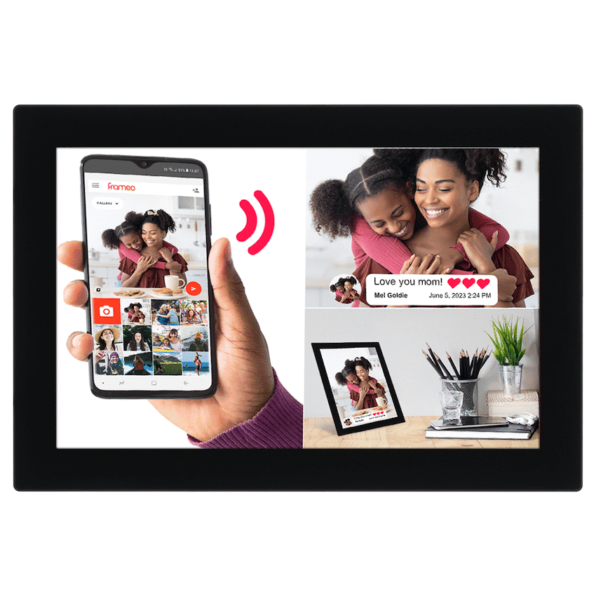 Volkano Scene Series 10.1" Smart Photo Frame with Built-In Frameo Software