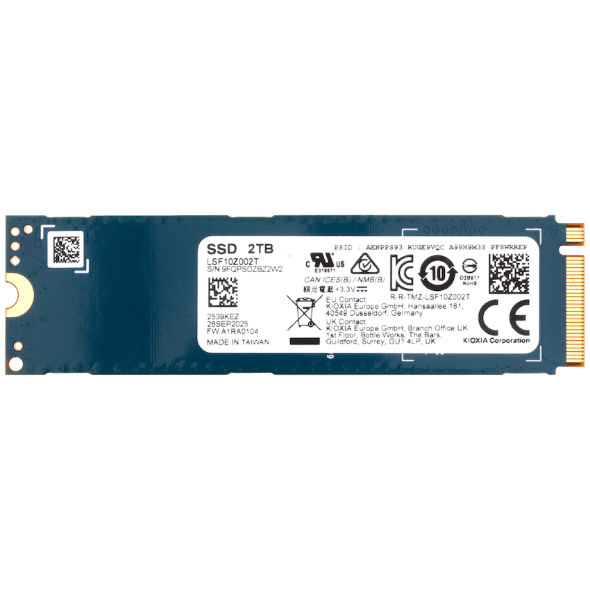 KIOXIA EXCERIA PLUS G4 NVMeTM Series, M.2 2280 2000GB (7,300)