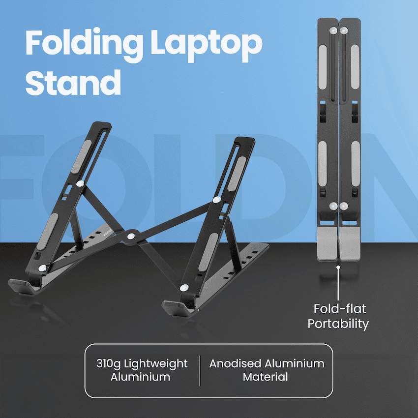 Volkano Chill series aluminium folding laptop stand