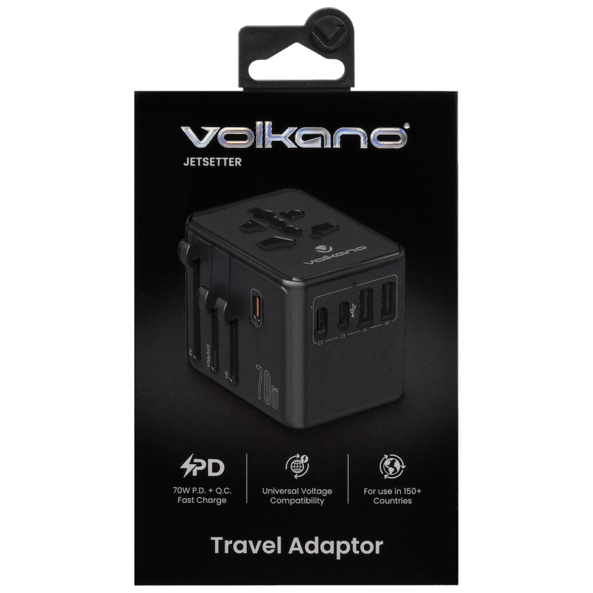 Volkano Jetsetter series 70W PD Travel Adaptor