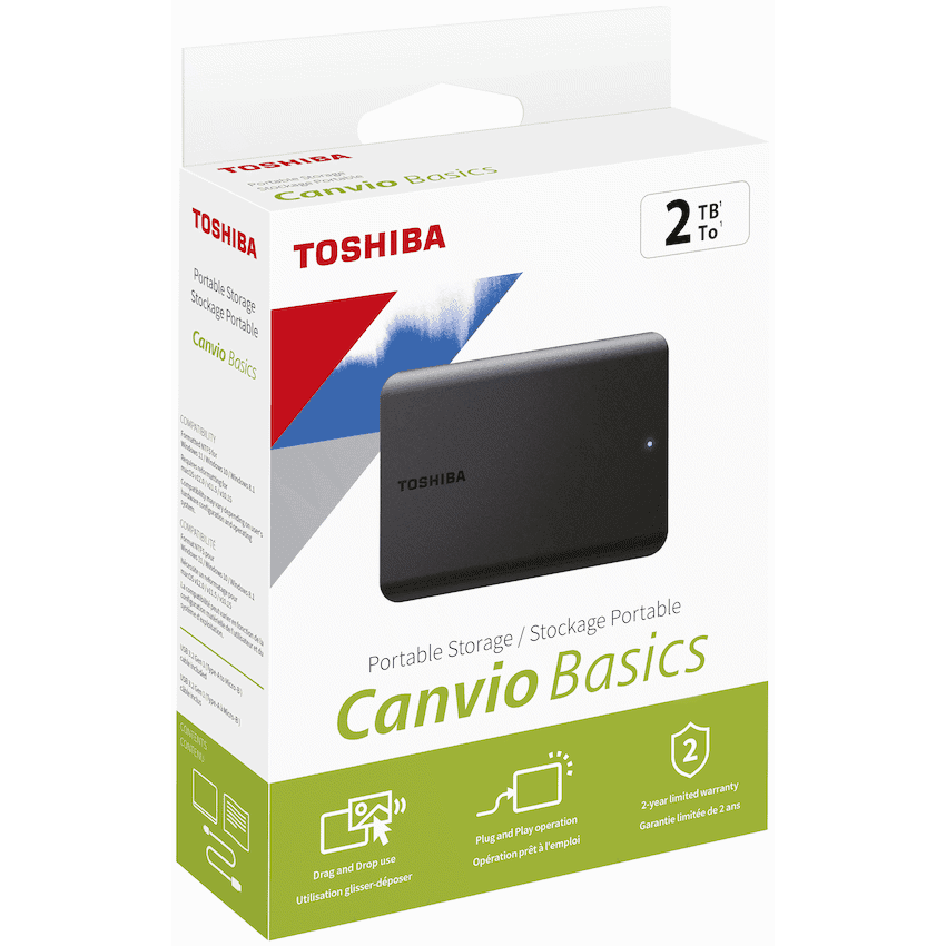 Toshiba Canvio Basics 2tb 2.5″ USB 3.2 – Black thumbnail 12