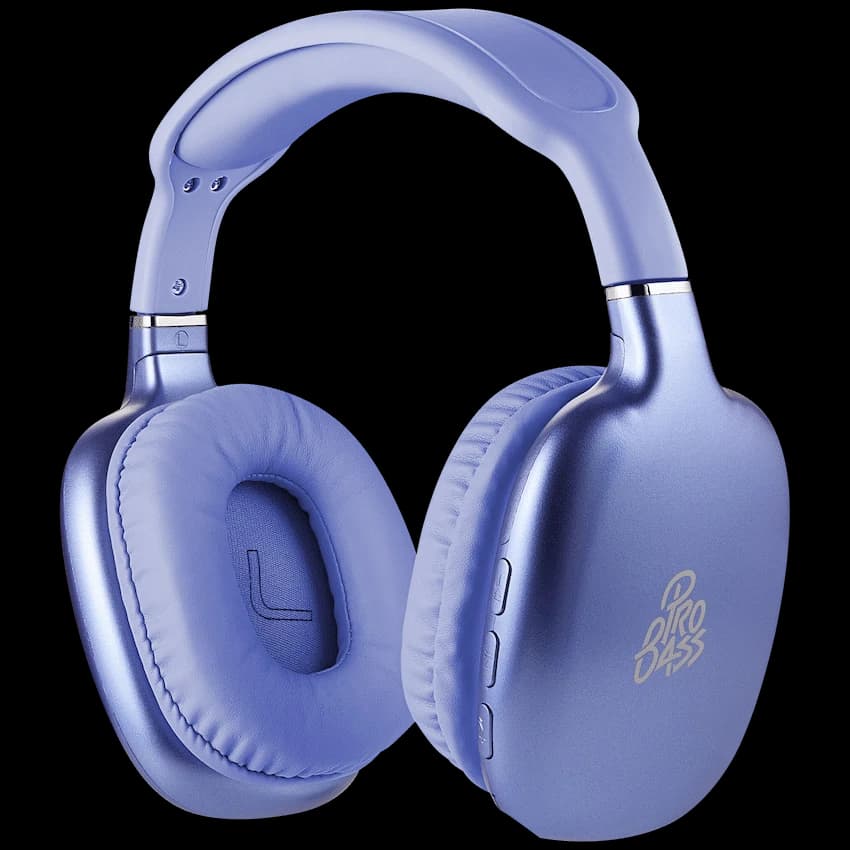 Pro Bass Retro Bluetooth Wireless Headphone with PU Case thumbnail 11