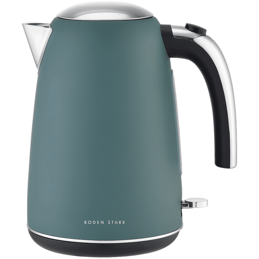 Boden Stark 1.7L Matte Stainless-Steel Kettle – Green