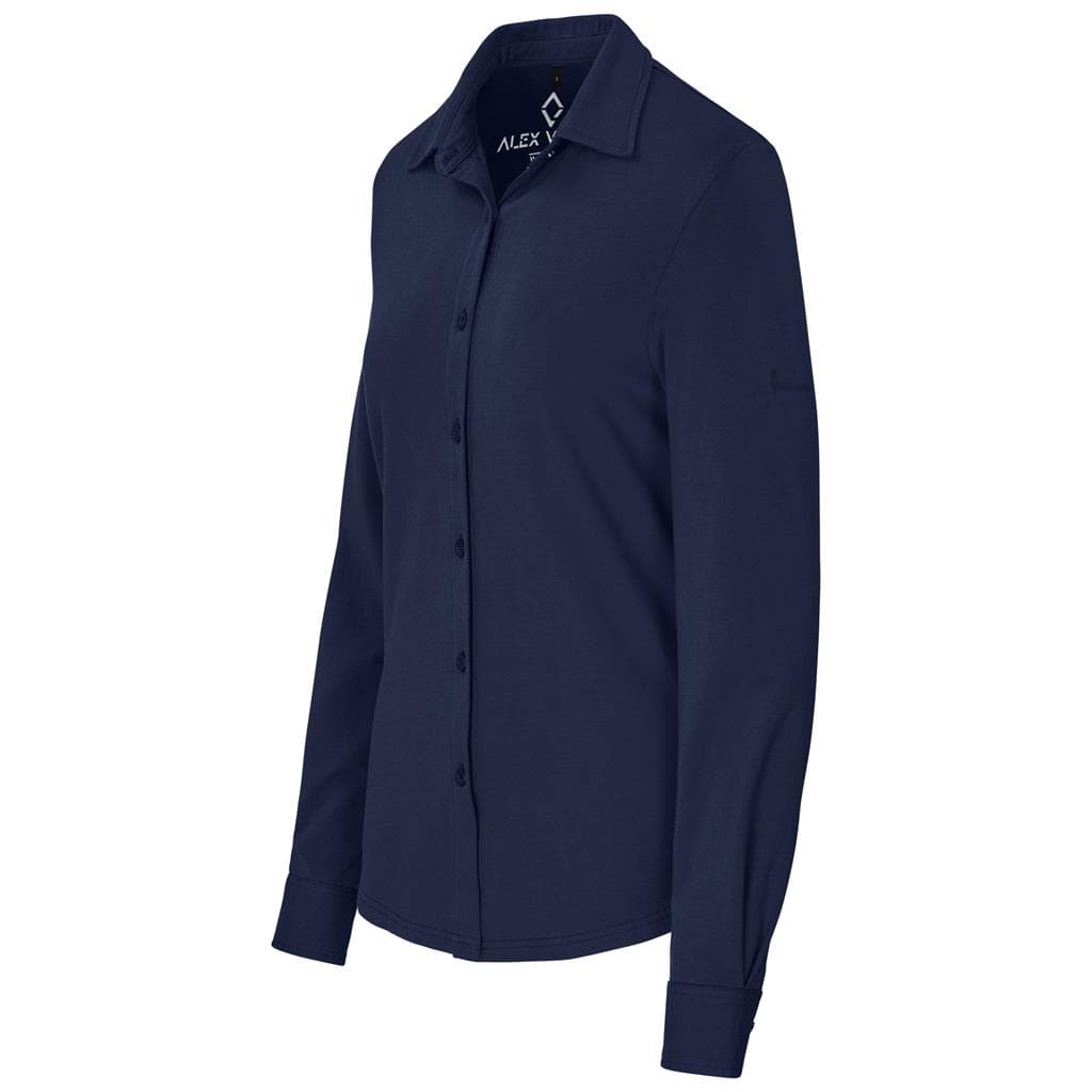 Ladies Long Sleeve Alex Varga Cronus Knitted Shirt thumbnail 12