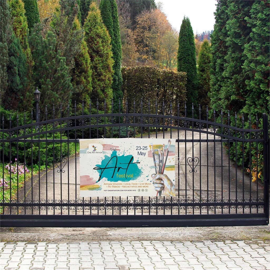 Sublimated Display Fabric Banner 2m x 1.2m thumbnail 4