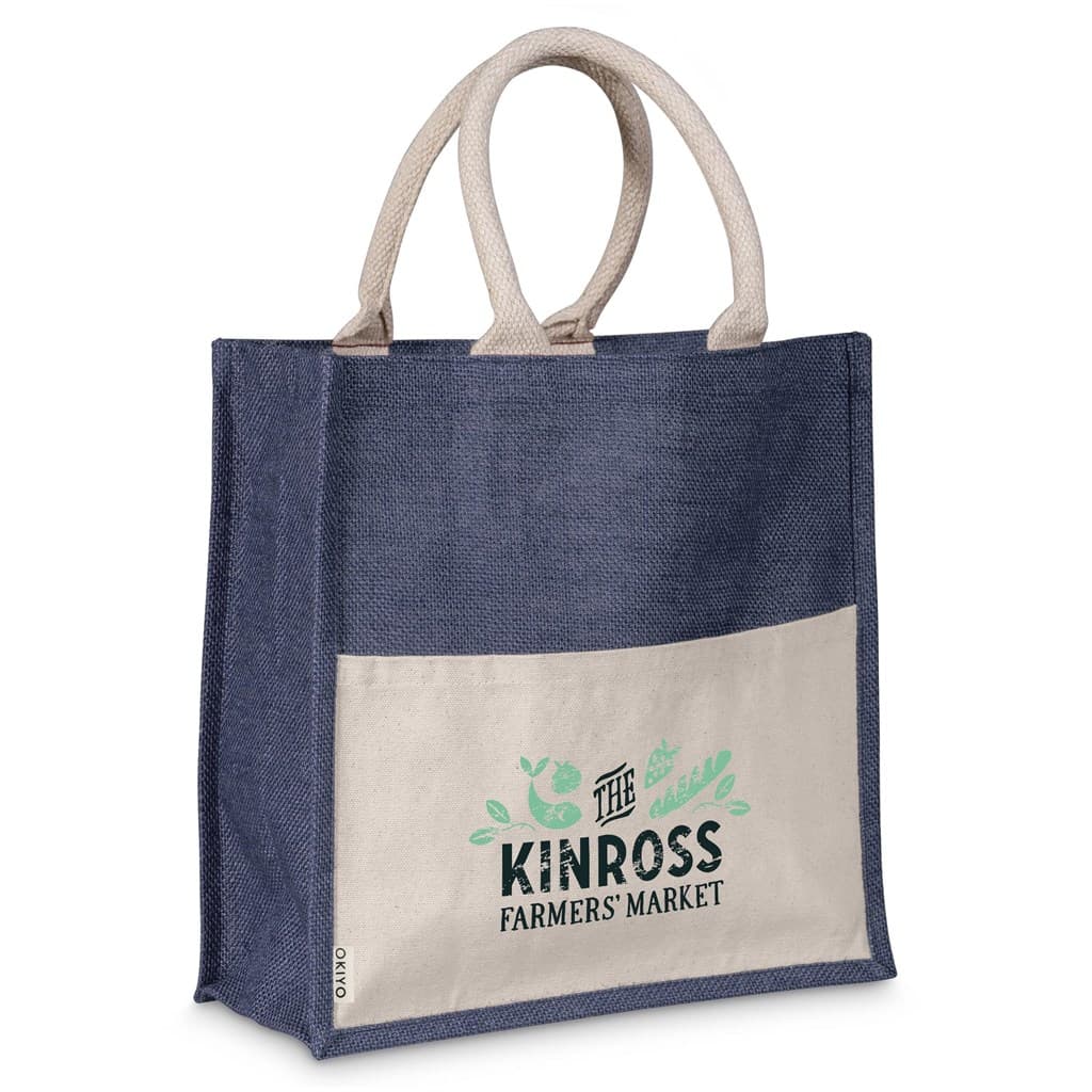 Okiyo Kachi Jute & Cotton Tote thumbnail 3