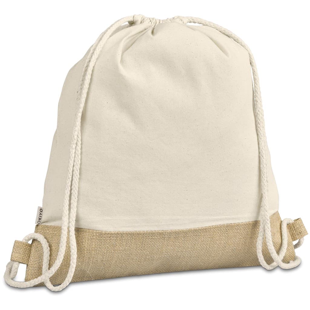 Okiyo Bijin Jute & Cotton Drawstring Bag thumbnail 4