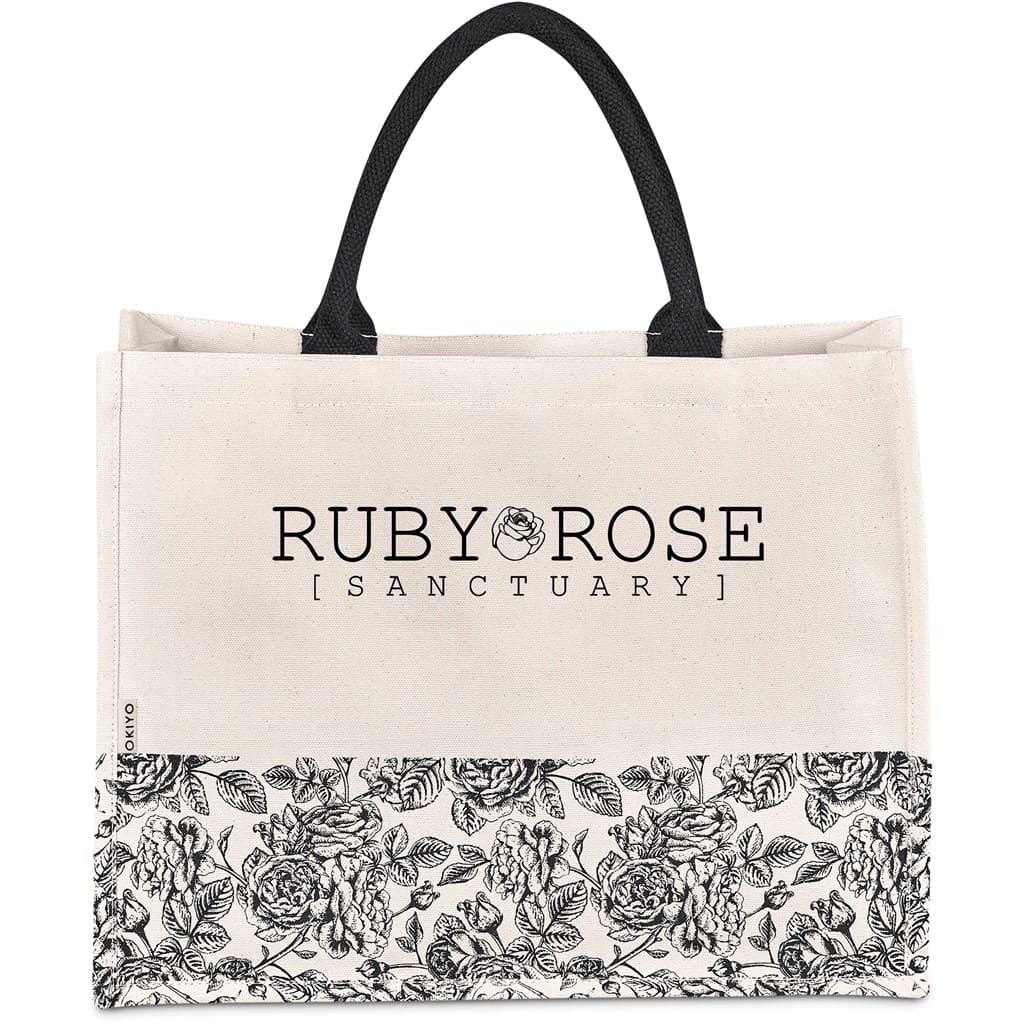Okiyo Hana Printed Cotton Tote