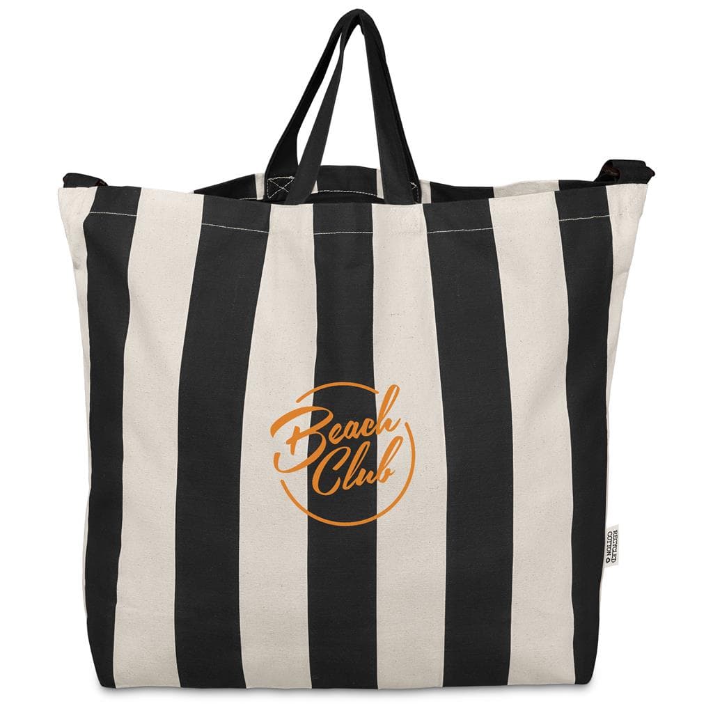 Okiyo Natsuri Recycled Cotton Canvas Large Beach Bag thumbnail 5