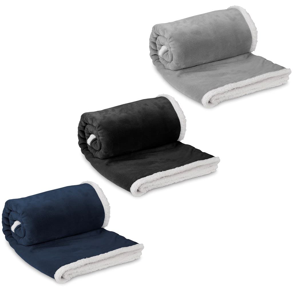 US Basic Mckinley Sherpa Fleece Blanket thumbnail 4