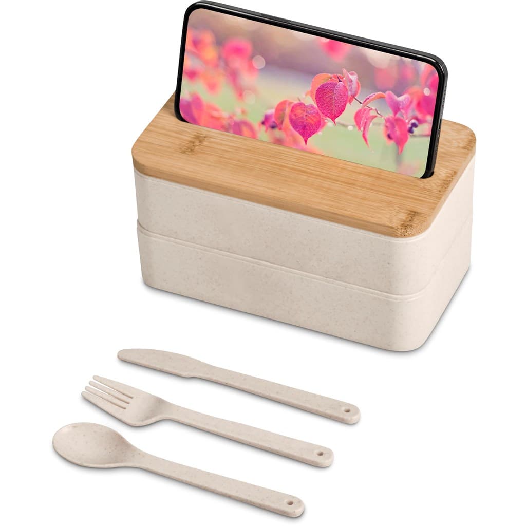 Okiyo Dura Wheat Straw & Bamboo Lunch Box Set thumbnail 5