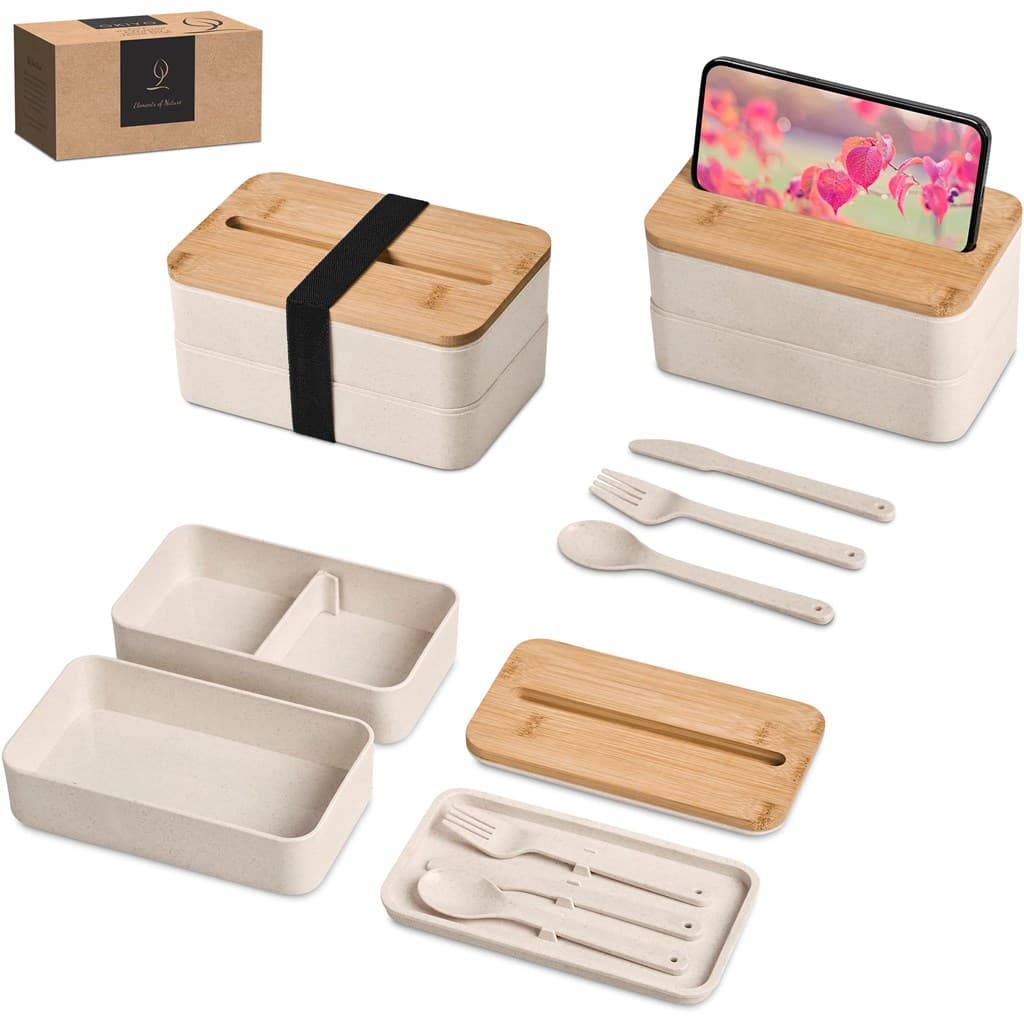 Okiyo Dura Wheat Straw & Bamboo Lunch Box Set thumbnail 18