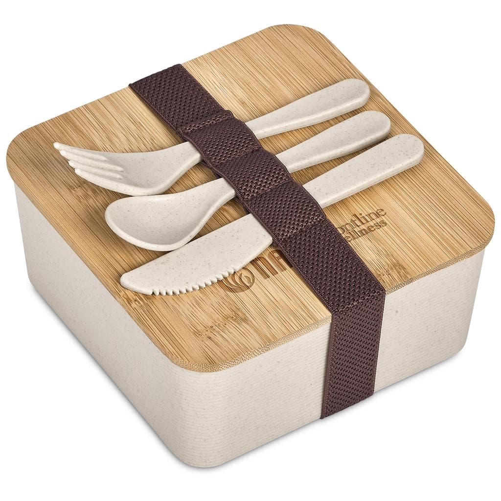 Okiyo Wani Wheat Straw & Bamboo Lunch Box thumbnail 3