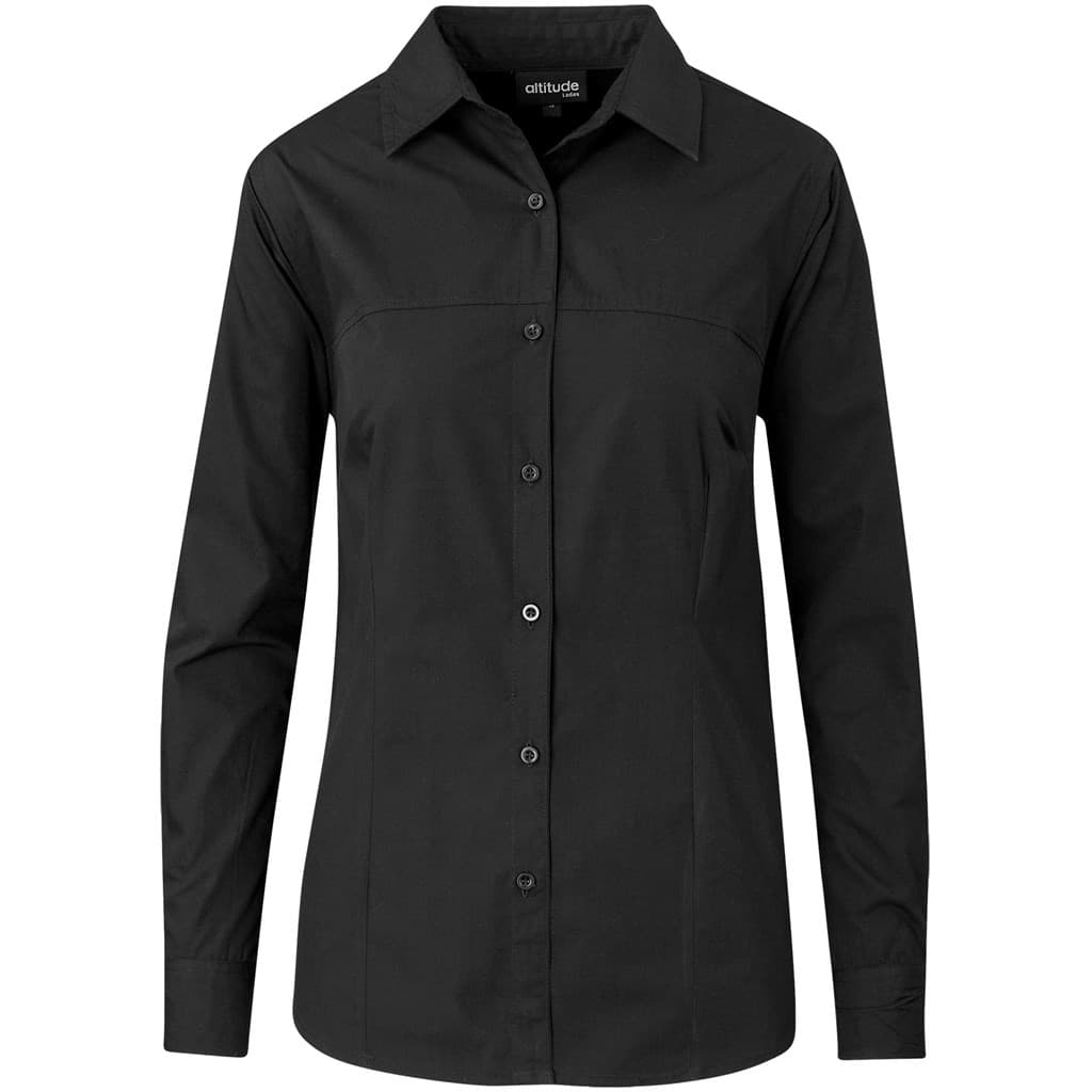 Ladies Long Sleeve Empire Shirt thumbnail 4