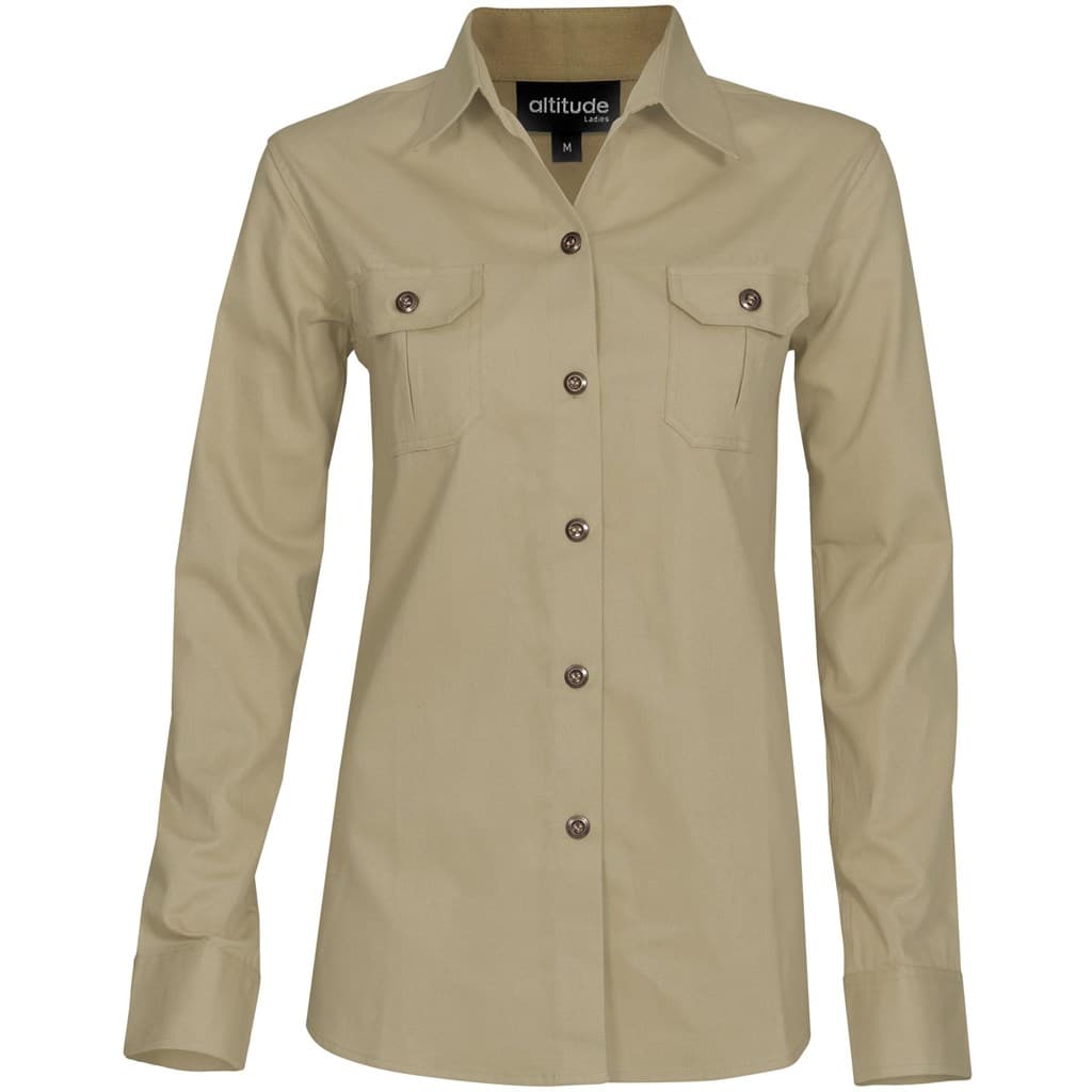 Ladies Long Sleeve Oryx Bush Shirt thumbnail 2