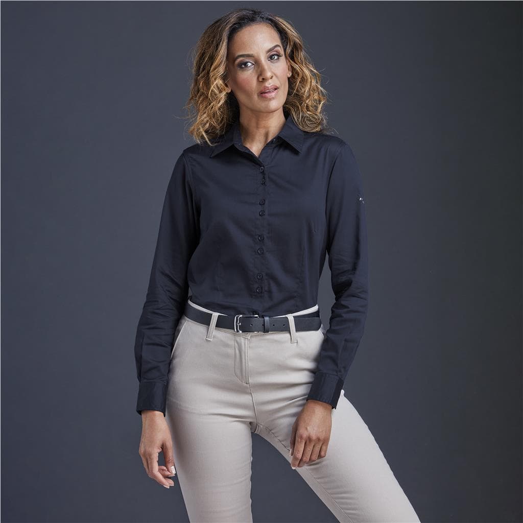 Ladies Long Sleeve Alex Varga Opus Stretch Shirt thumbnail 2