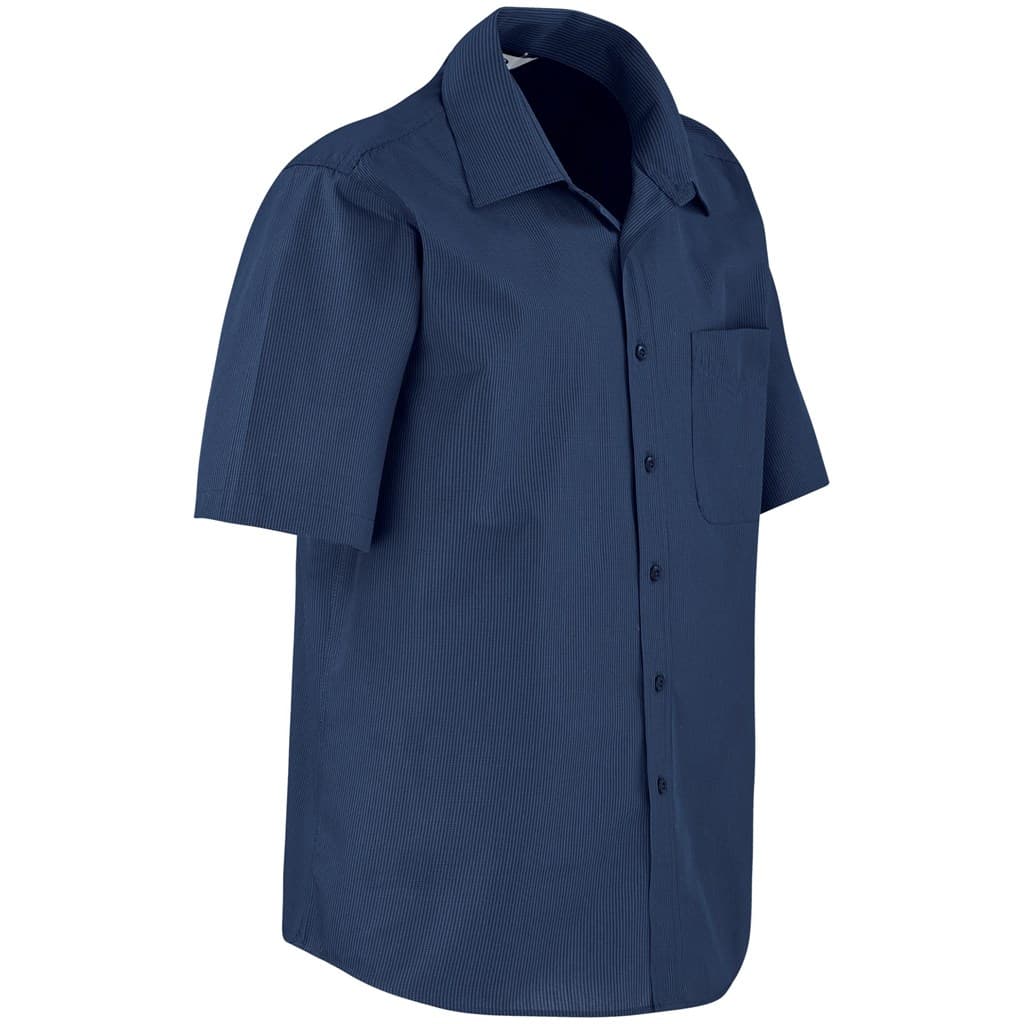 Mens Short Sleeve Micro Check Shirt thumbnail 7