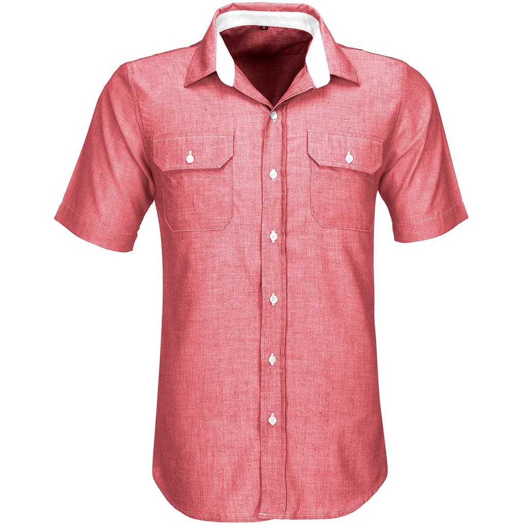 Mens Short Sleeve Windsor Shirt thumbnail 4