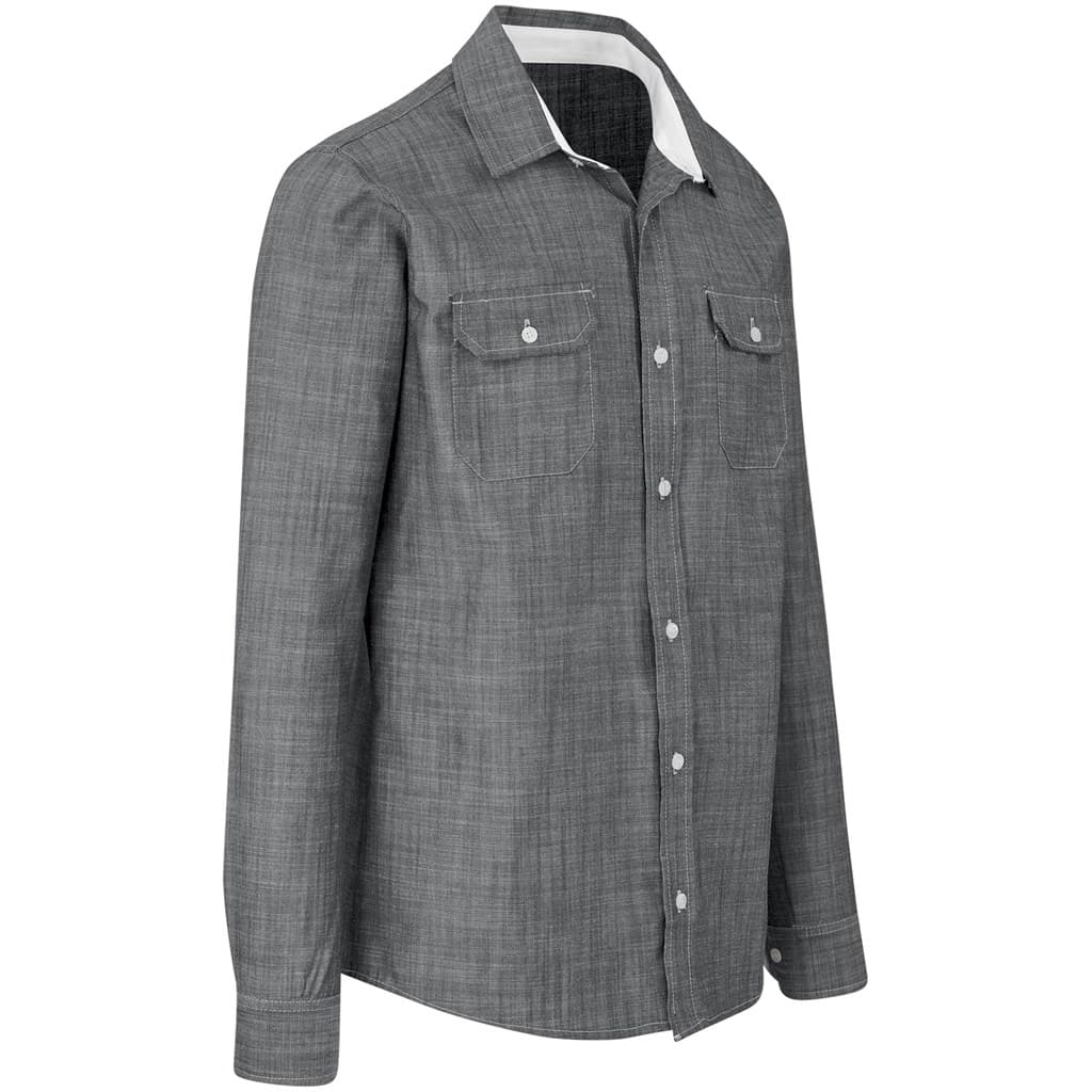Mens Long Sleeve Windsor Shirt thumbnail 4
