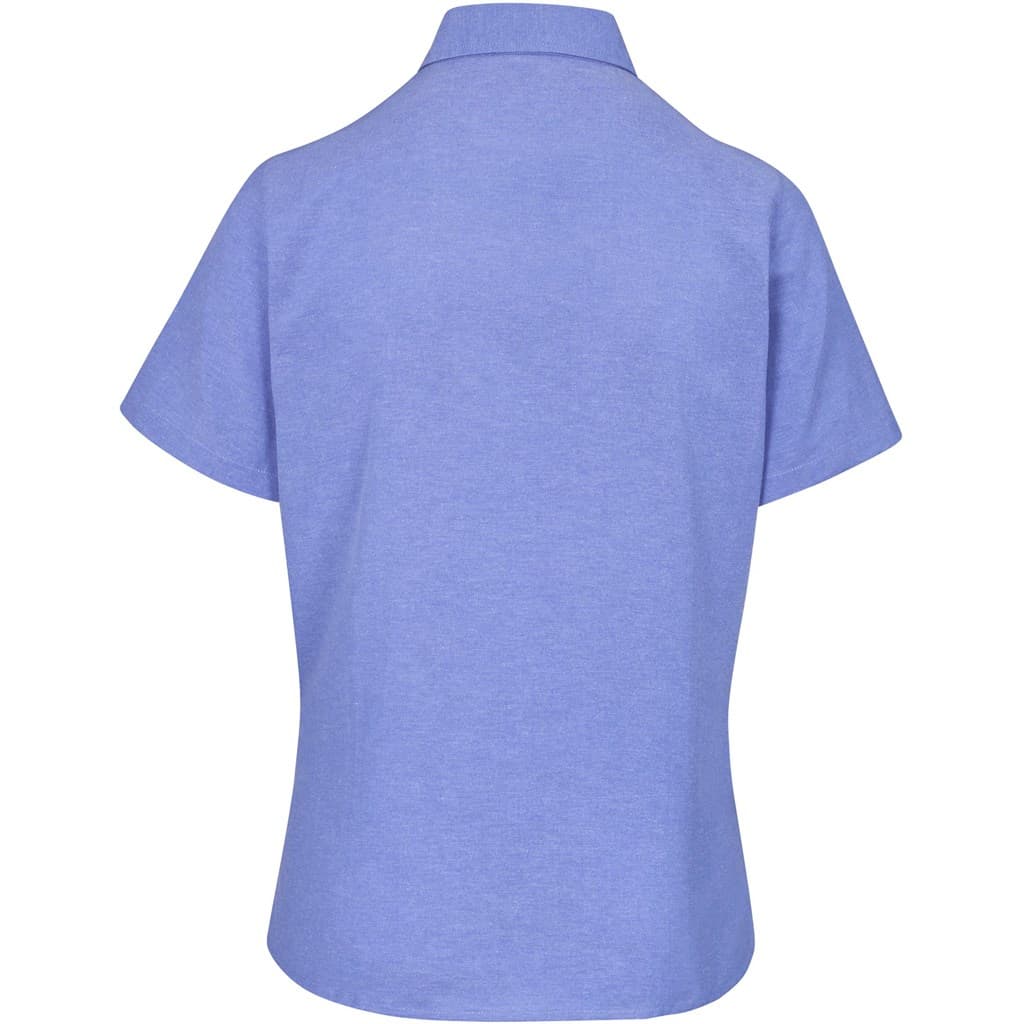 Ladies Short Sleeve Oxford Shirt thumbnail 8