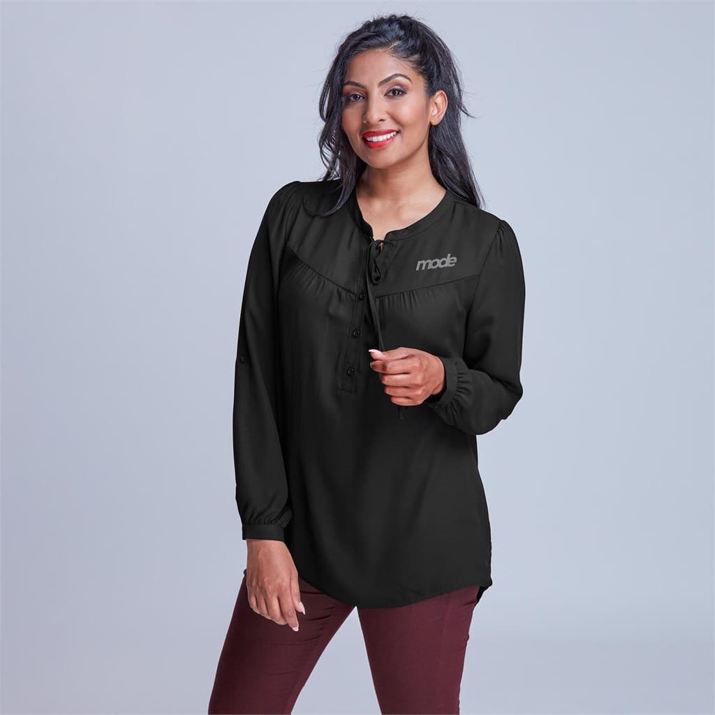 Ladies Long Sleeve Candice Blouse thumbnail 3