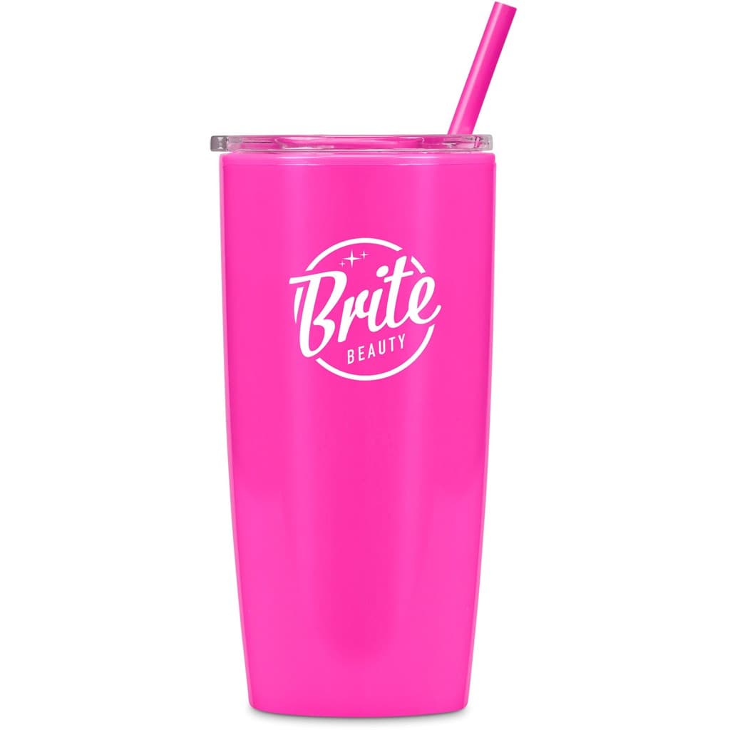 Altitude Daytona Plastic 2-in-1 Double-Wall Tumbler & Straw – 600ml thumbnail 100