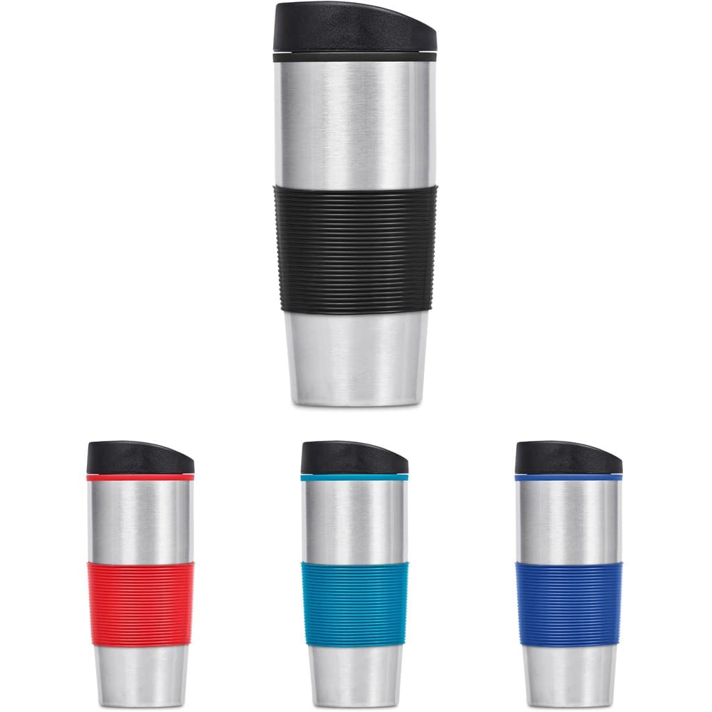 Ridge Stainless Steel & Plastic Double-Wall Tumbler – 450ml