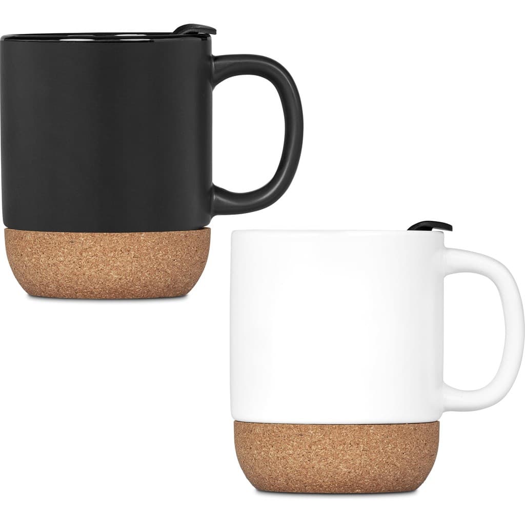 Serendipio Sienna Cork & Ceramic Coffee Mug – 340ml thumbnail 5