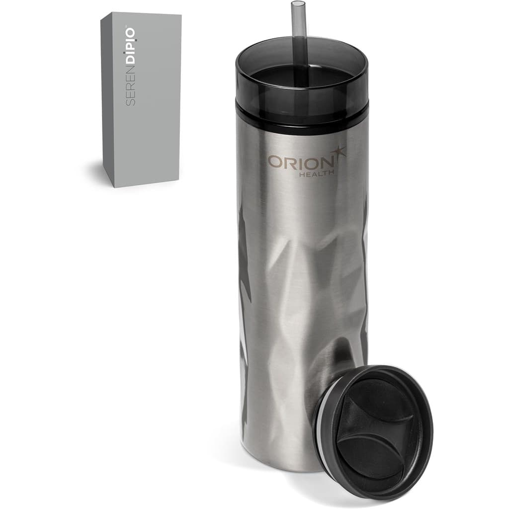 Serendipio Fire & Ice Stainless Steel & Plastic 2-In-1 Tumbler – 435ml thumbnail 17