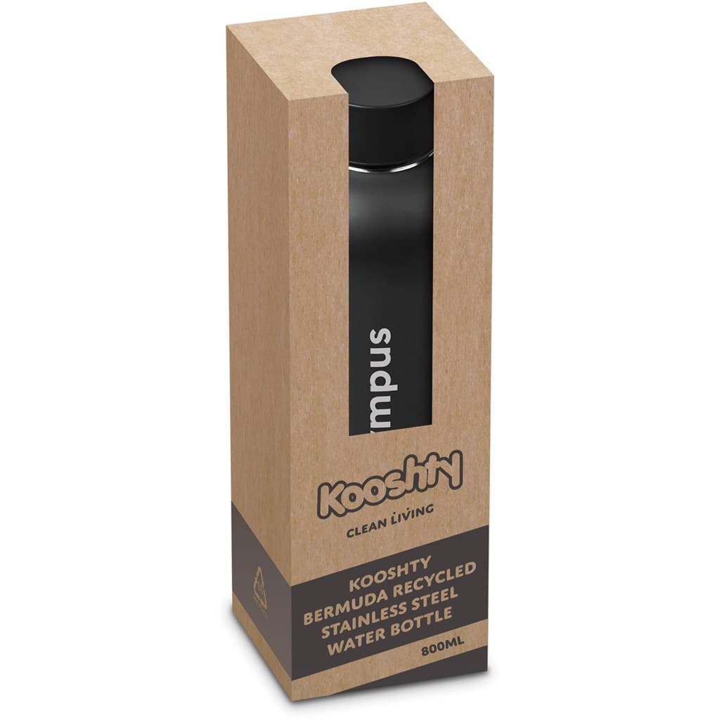 Kooshty Bermuda Recycled Stainless Steel Water Bottle – 800ml thumbnail 4