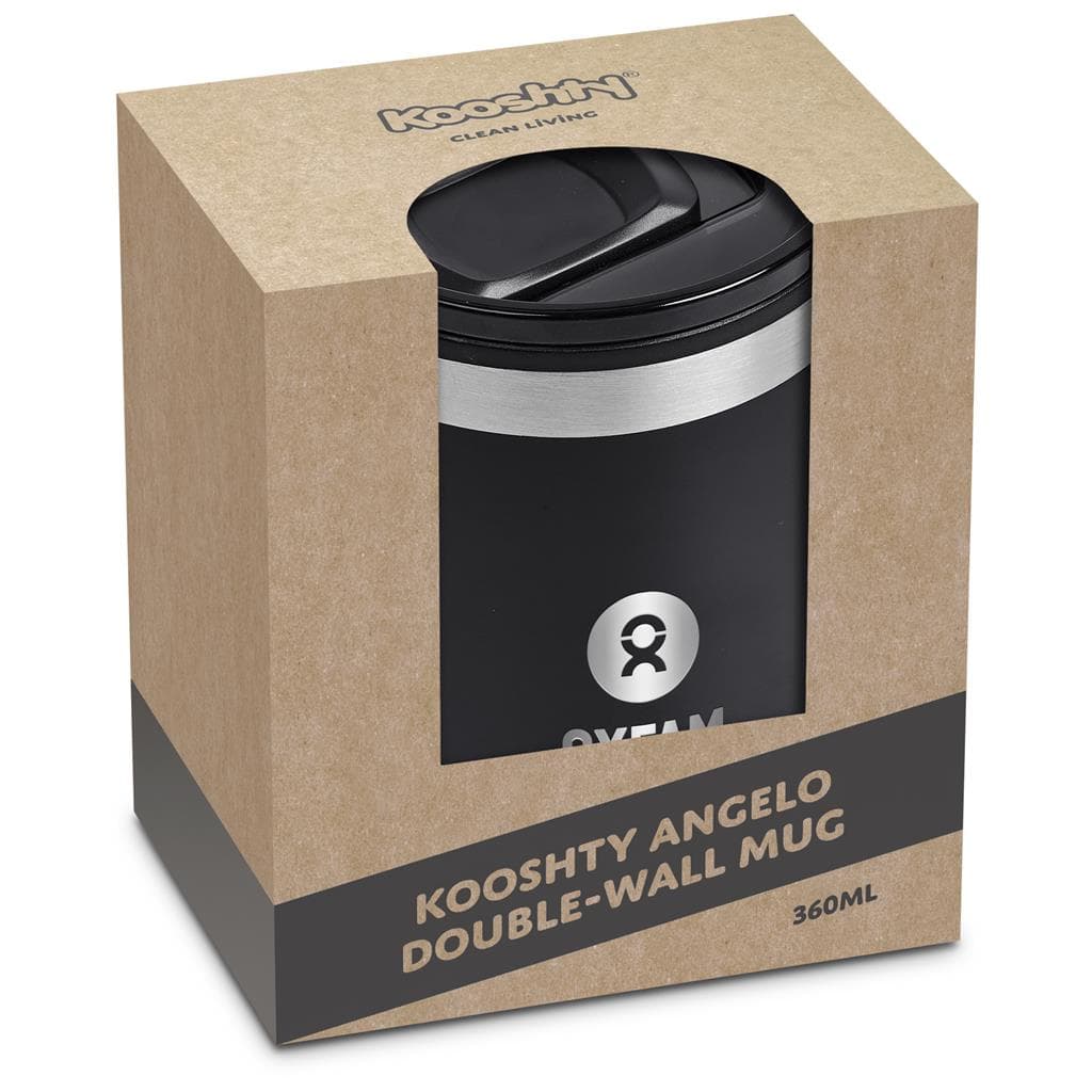 Kooshty Angelo Stainless Steel & Plastic Double-Wall Mug – 360ml thumbnail 7