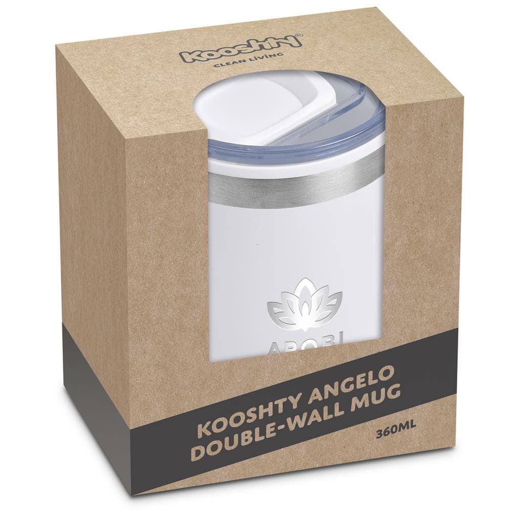 Kooshty Angelo Stainless Steel & Plastic Double-Wall Mug – 360ml thumbnail 20