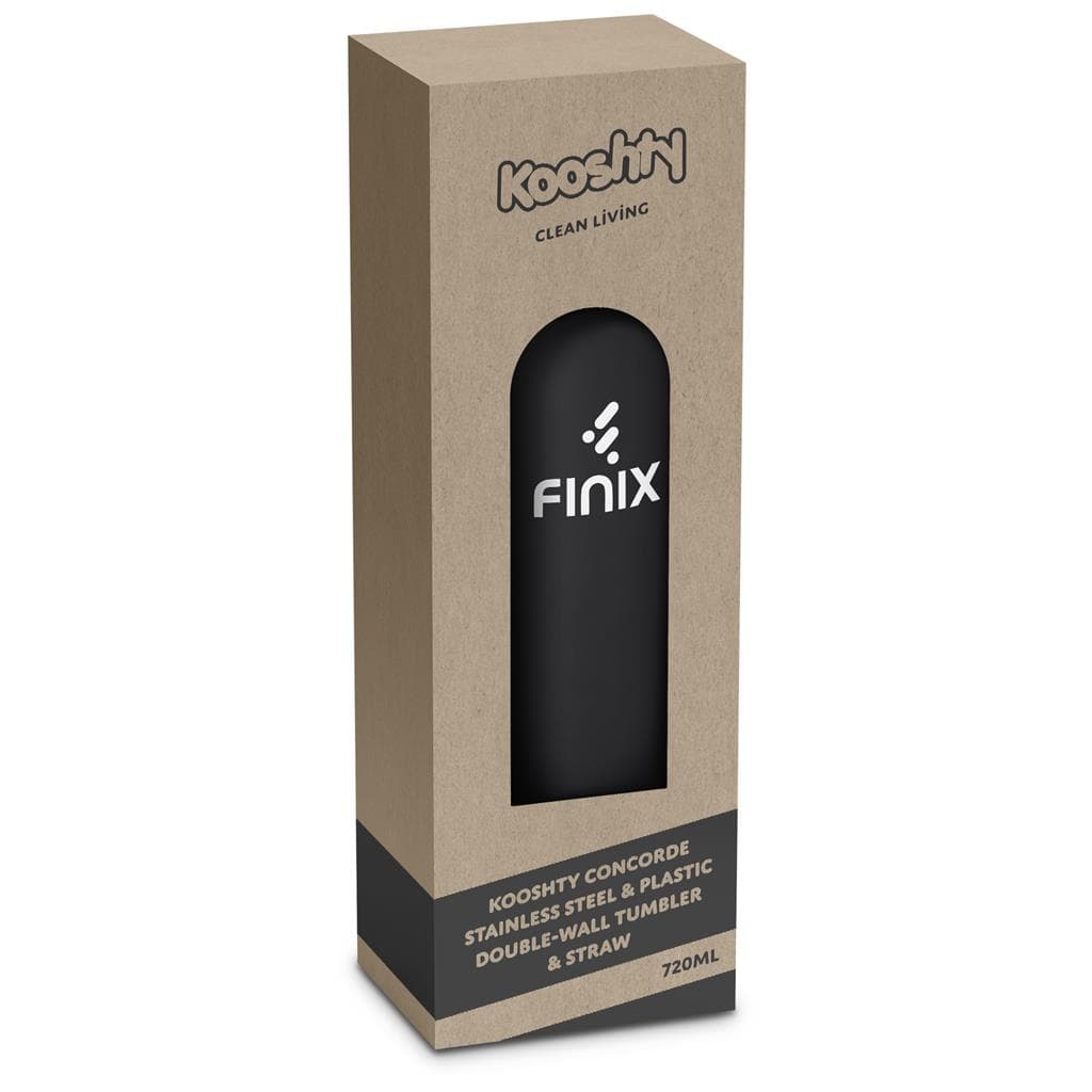 Kooshty Concorde Stainless Steel & Plastic Double-Wall Tumbler & Straw – 720ml thumbnail 10