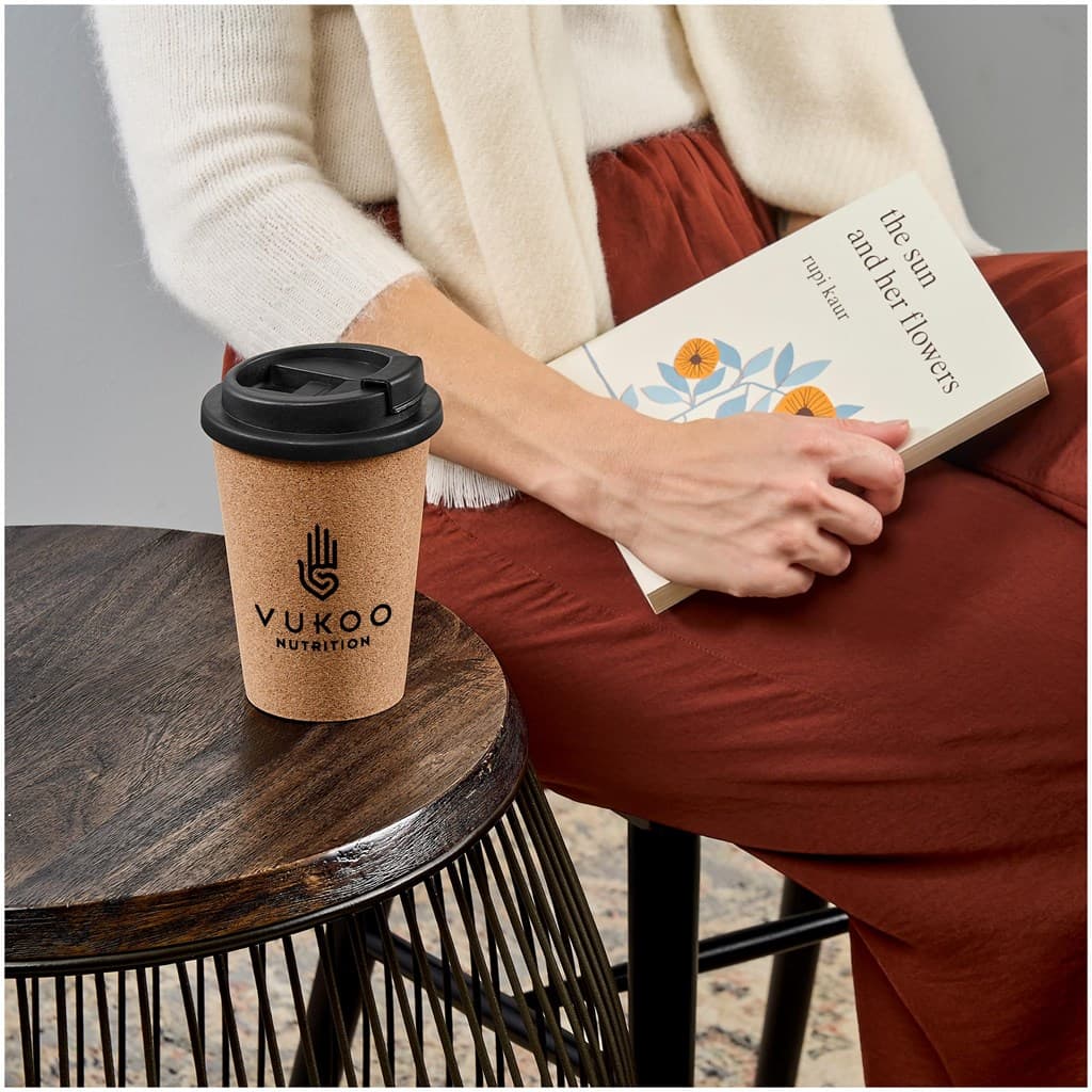 Okiyo Joki Cork & Wheat Straw Double-Wall Tumbler – 350ml thumbnail 4