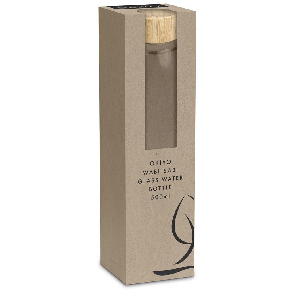 Okiyo Wabi-Sabi Glass Water Bottle – 500ml thumbnail 9