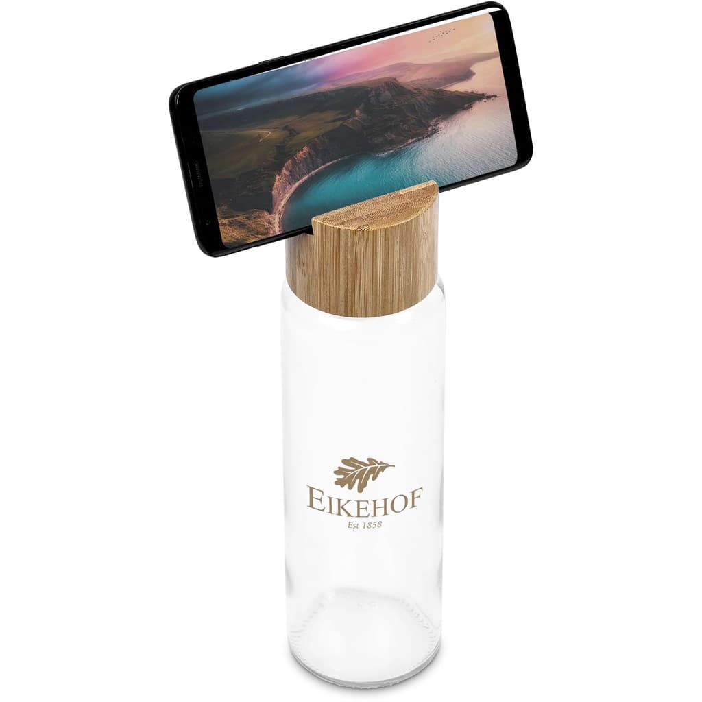 Okiyo Kenko Phone Stand Glass Water Bottle – 700ml thumbnail 3