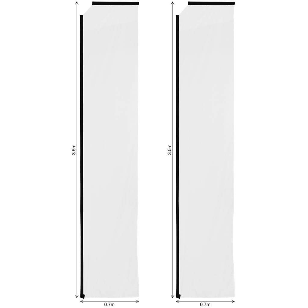 Legend 4m Sublimated Telescopic Flying Banner Skin – Set Of 2 (Excludes Hardware)
