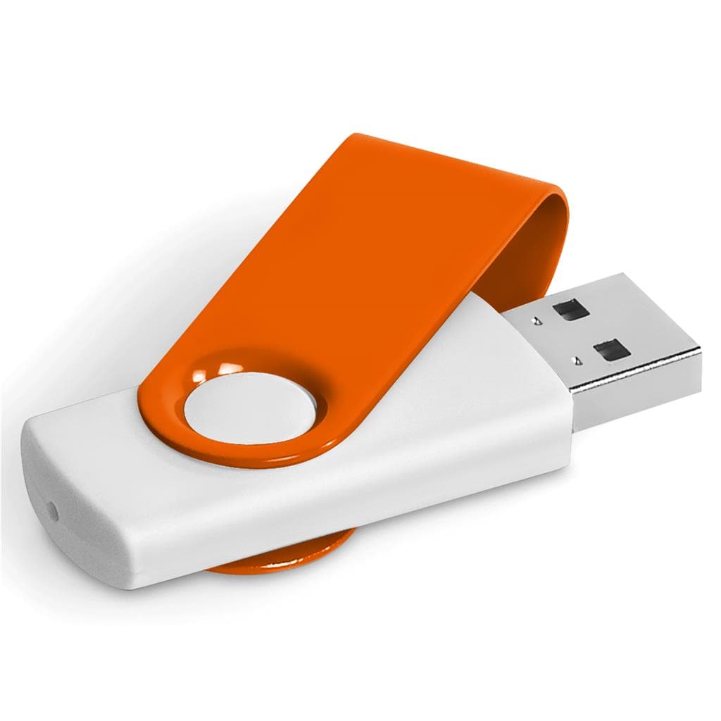 Axis Gyro White Flash Drive – 32GB thumbnail 17